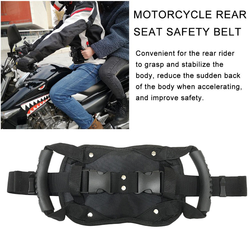 Passenger Safety Belt Handles Grips for Motorcycle Motocross ATV Scooter