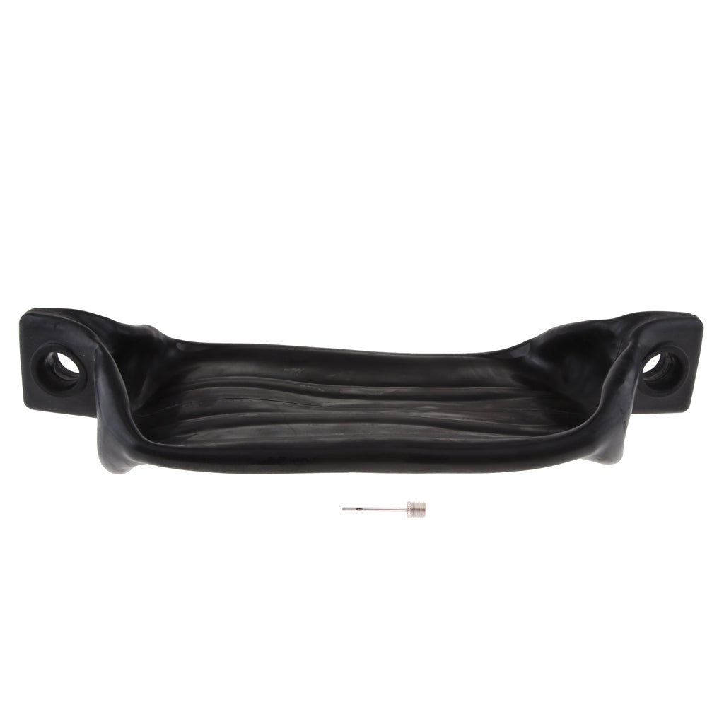 Ribbed Marine Boat Fender Bumper Dock Shield Protection Black G0