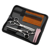 8Pc Professional Salon Hair Cutting Scissors Thinner Barber Shears Razor Kit