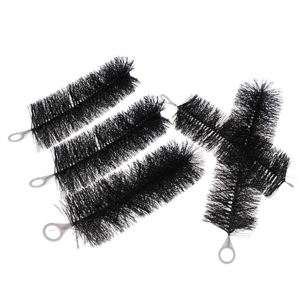 5pc Aquarium Filter Brushes Pipe Cleaner Stainless Steel Cleaning Brush 40cm