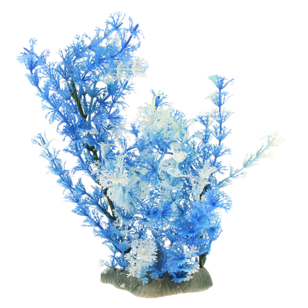 Plastic Plant Decoration for Aquarium Fish Tank Reptile Terrarium QL10