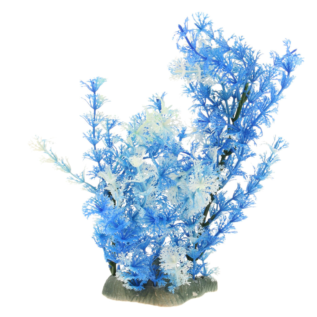 Plastic Plant Decoration for Aquarium Fish Tank Reptile Terrarium QL10