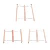 Wooden Mouse Hamster Step Ladder Bridge Pet Parrot Bird Stand Perch Toys S