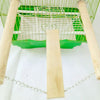 Wooden Mouse Hamster Step Ladder Bridge Pet Parrot Bird Stand Perch Toys S