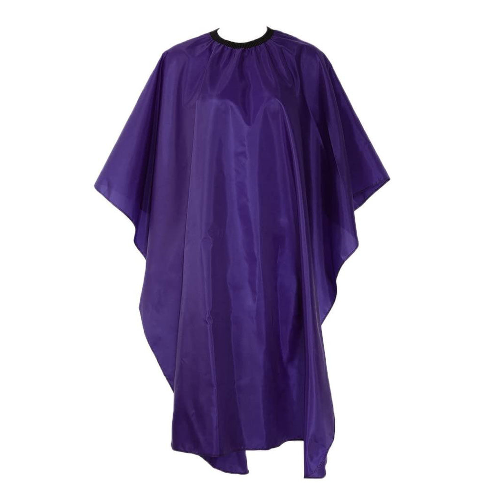 Barber Hairdressing Gown Hair Cutting Cape Waterproof Professional Purple