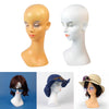 20'' Fiberglass Female Wig Mannequin Hat Hairband Glasses Display Head White