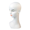 20'' Fiberglass Female Wig Mannequin Hat Hairband Glasses Display Head White