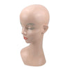 20'' Fiberglass Female Wig Mannequin Hat Hairband Glasses Display Head Skin