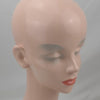 20'' Fiberglass Female Wig Mannequin Hat Hairband Glasses Display Head Skin