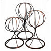 Balloon Style Metal Hat Helmet Holder Tabletop Wig Display Stand Rack 32cm