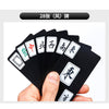 Chinese Mahjong Play Card Game Pokers Set Accessories Use with 2 Dice Black