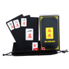 Chinese Mahjong Play Card Game Pokers Set Accessories Use with 2 Dice Black