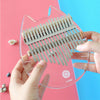 Portable 17 Key Crystal Kalimba Mbira Thumb Piano for Music Lover Cat