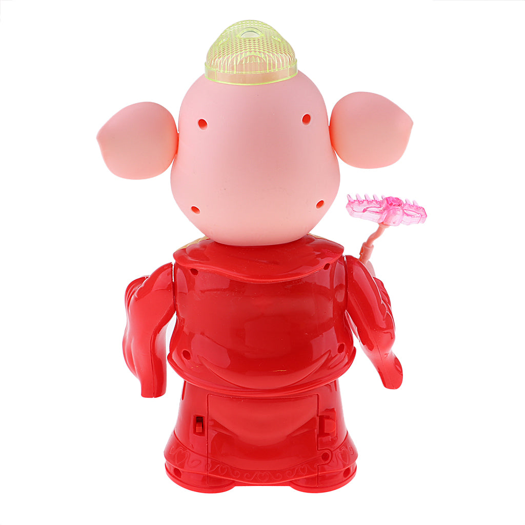 Electric Singing Pigsy Pig Doll Funny Pet for Kids Children Toy Gift Red