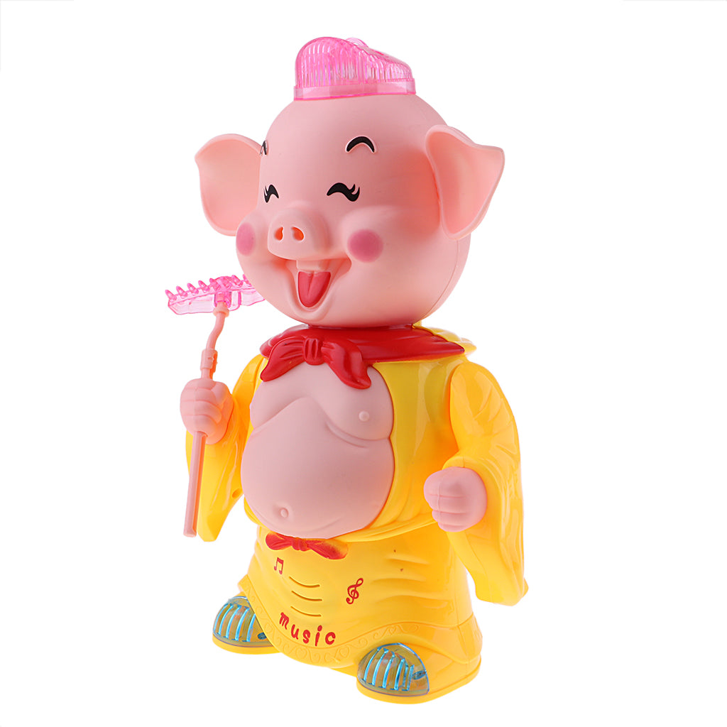 Electric Singing Pigsy Pig Doll Funny Pet for Kids Children Toy Gift Yellow