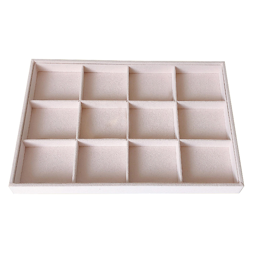 Velvet Stackable Jewelry Display Box Tray Case for Jewellery  C