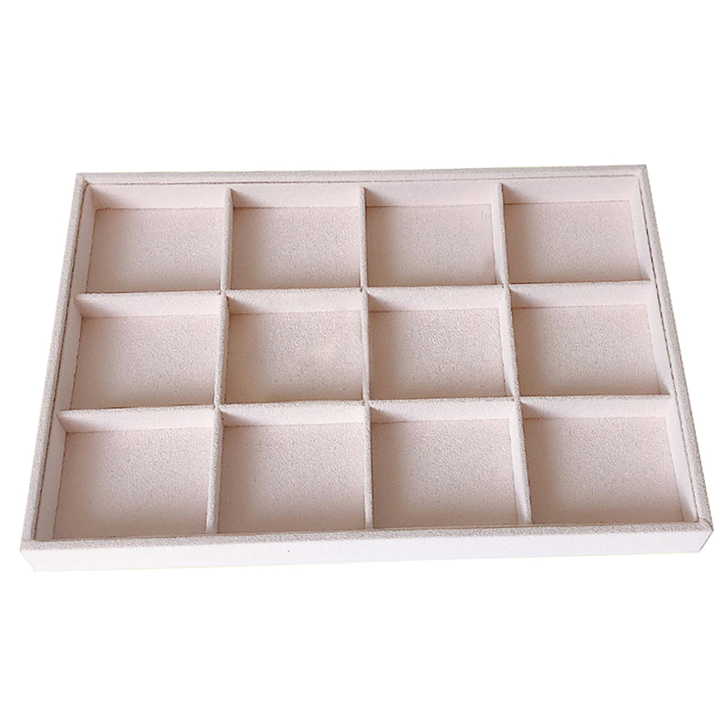 Velvet Stackable Jewelry Display Box Tray Case for Jewellery  C