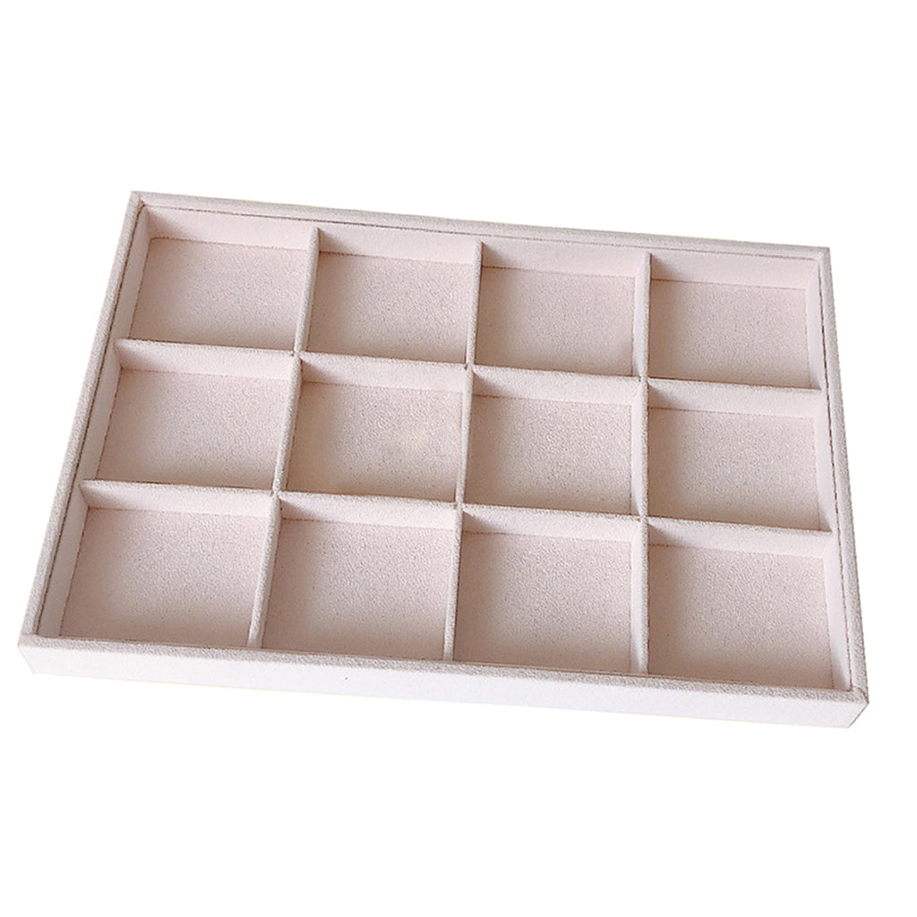 Velvet Stackable Jewelry Display Box Tray Case for Jewellery  C