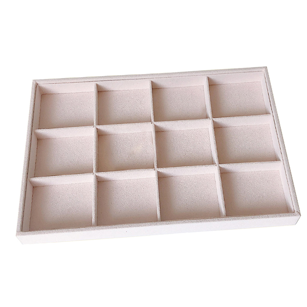 Velvet Stackable Jewelry Display Box Tray Case for Jewellery  C