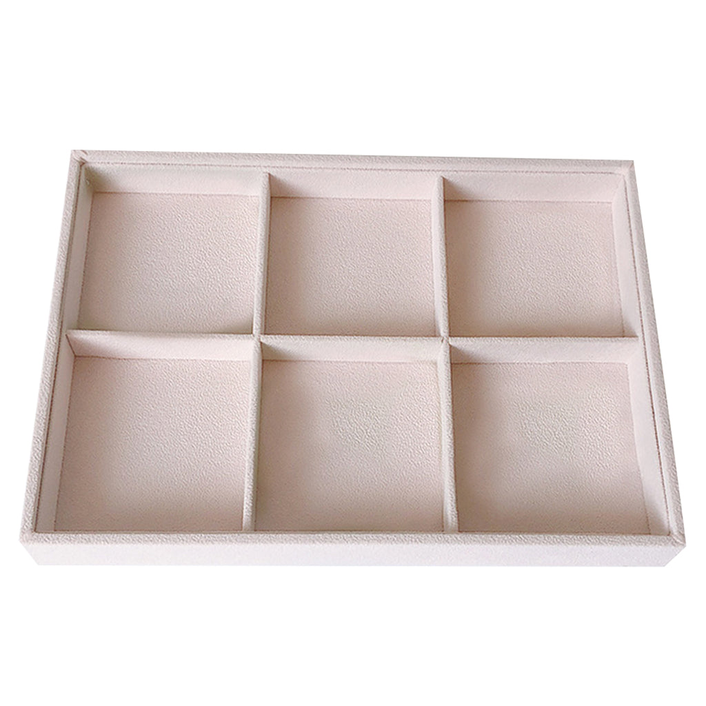 Velvet Stackable Jewelry Display Box Tray Case for Jewellery  B