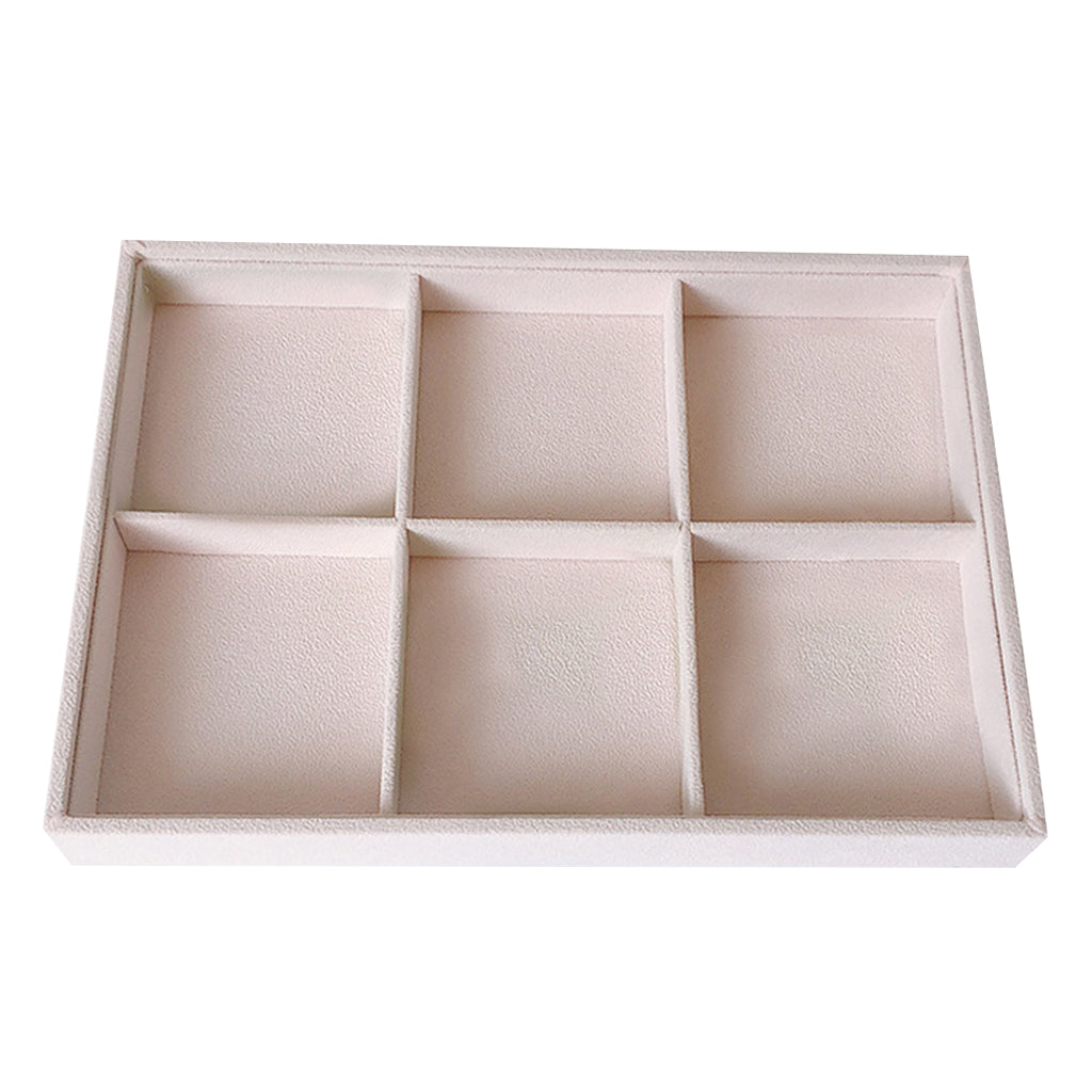 Velvet Stackable Jewelry Display Box Tray Case for Jewellery  B