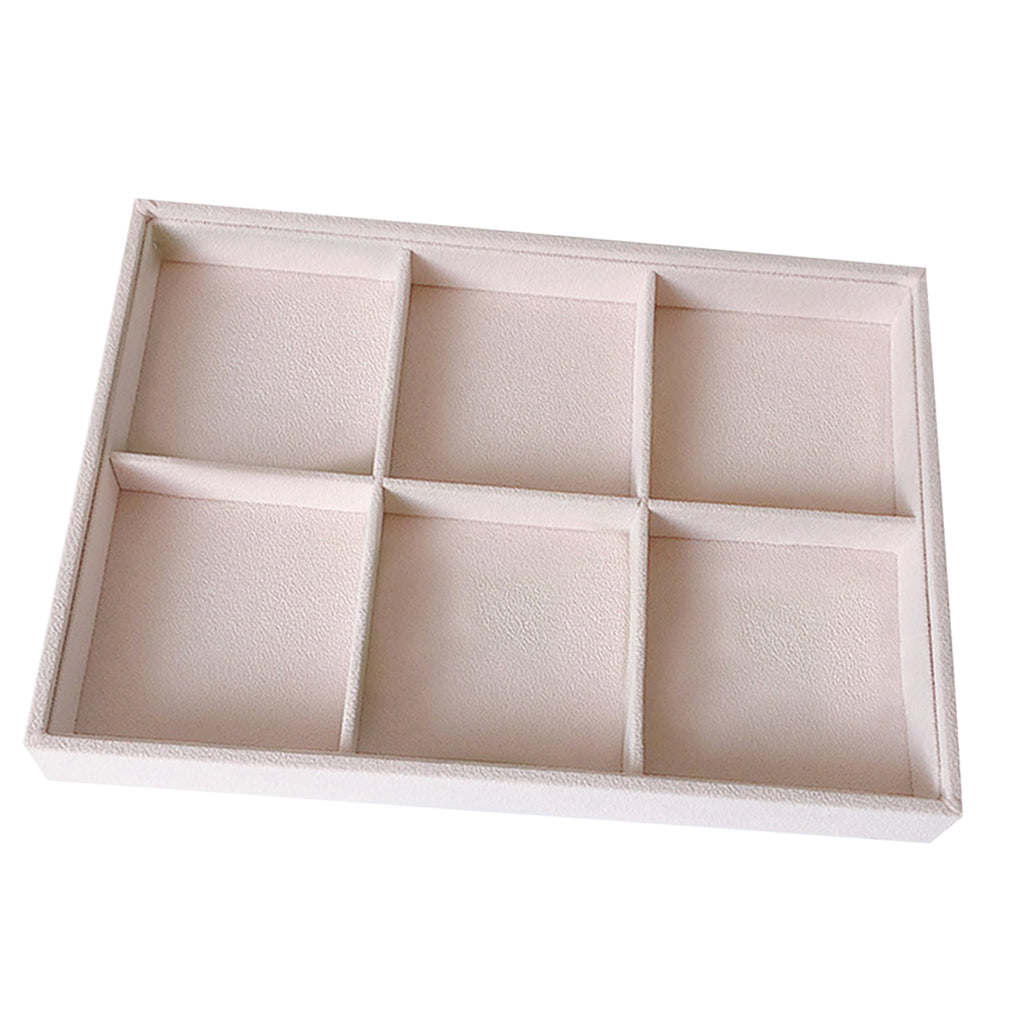 Velvet Stackable Jewelry Display Box Tray Case for Jewellery  B