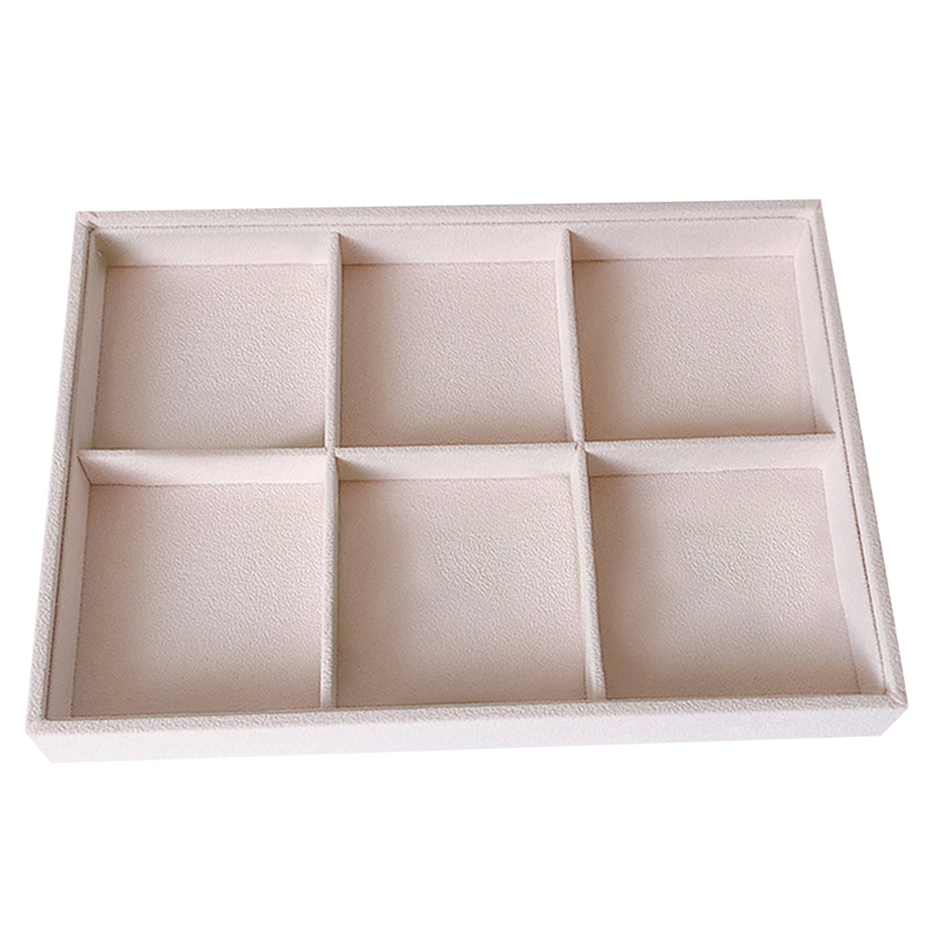 Velvet Stackable Jewelry Display Box Tray Case for Jewellery  B