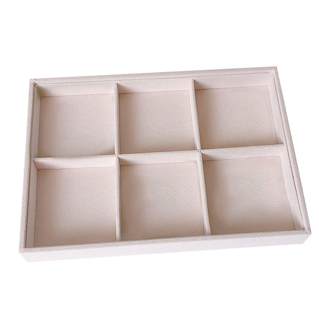 Velvet Stackable Jewelry Display Box Tray Case for Jewellery  B