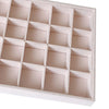 Velvet Stackable Jewelry Display Box Tray Case for Jewellery  D