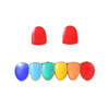 Colorful Glossy Hip Hop Sharp Teeth Grill Hollowen Accessories Gold