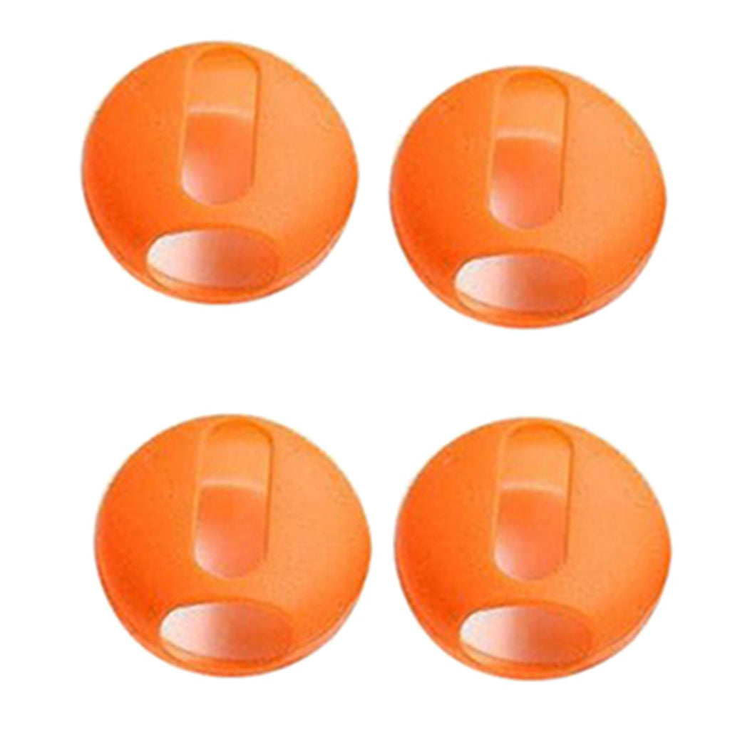 5 Pairs Replacement Earplugs and Earcaps for Apple Bluetooth Headset Orange