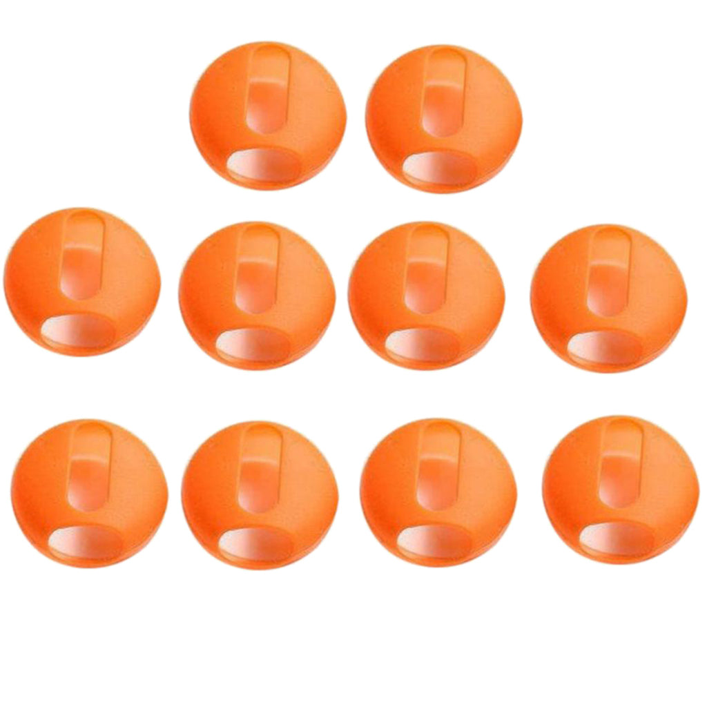 5 Pairs Replacement Earplugs and Earcaps for Apple Bluetooth Headset Orange