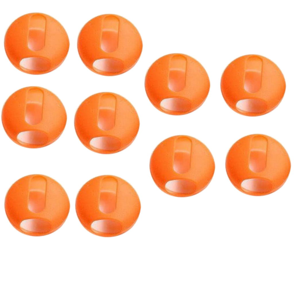 5 Pairs Replacement Earplugs and Earcaps for Apple Bluetooth Headset Orange