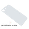 For Apple iPhone 8 Battery Back Cover Rear Glass - With Adhesive white