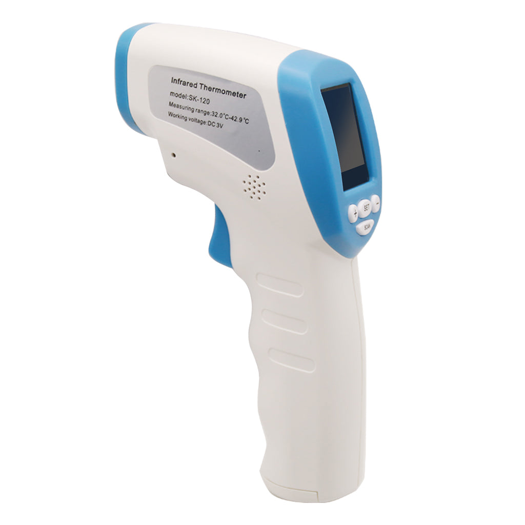 Multifunction No Touch Non Contact Forehead Ear Digital Thermometer -White