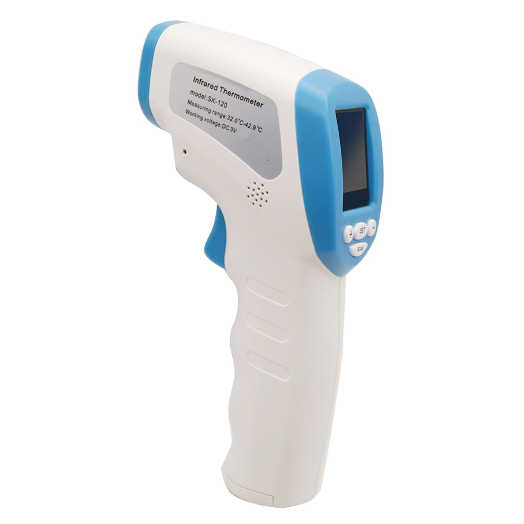 Multifunction No Touch Non Contact Forehead Ear Digital Thermometer -White