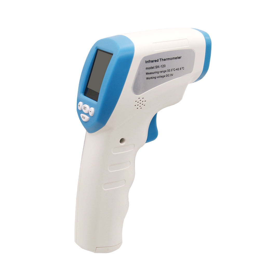 Multifunction No Touch Non Contact Forehead Ear Digital Thermometer -White