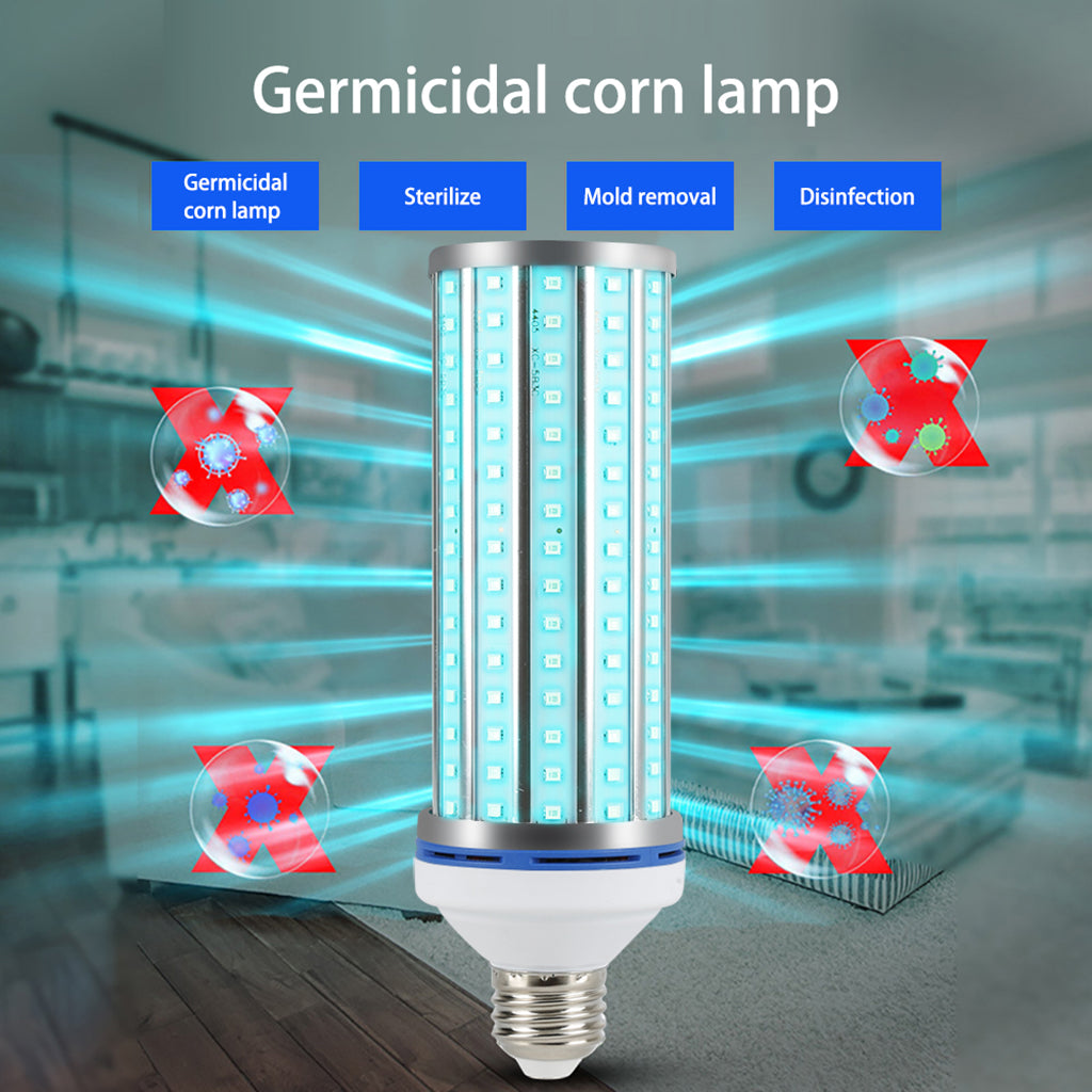 UV 100W Germicidal Lamp E27 Ultraviolet UVC Sterilization Light 85-265V