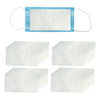 1 Pack Disposable Non-woven Mask Facepiece Muffle Cotton Filter Pads 100pcs