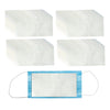 1 Pack Disposable Non-woven Mask Facepiece Muffle Cotton Filter Pads 100pcs