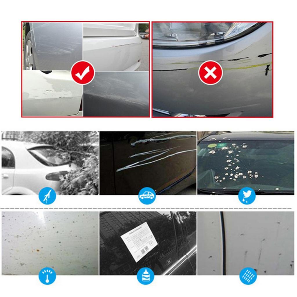 5x Car Scratch Eraser Remover Polish Cloth Light Paint Scuffs Surface Repair