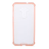 Silicone Frame + Acrylic Back Phone Shockproof Case for Asus Zenfone 3 Pink