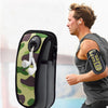 Fitness Multi layer/function Arm Bag Case Pouch Band L Camouflage Green