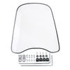 Windproof Clear Front PC Windshield Protector Shield For Motorcycle Scooter