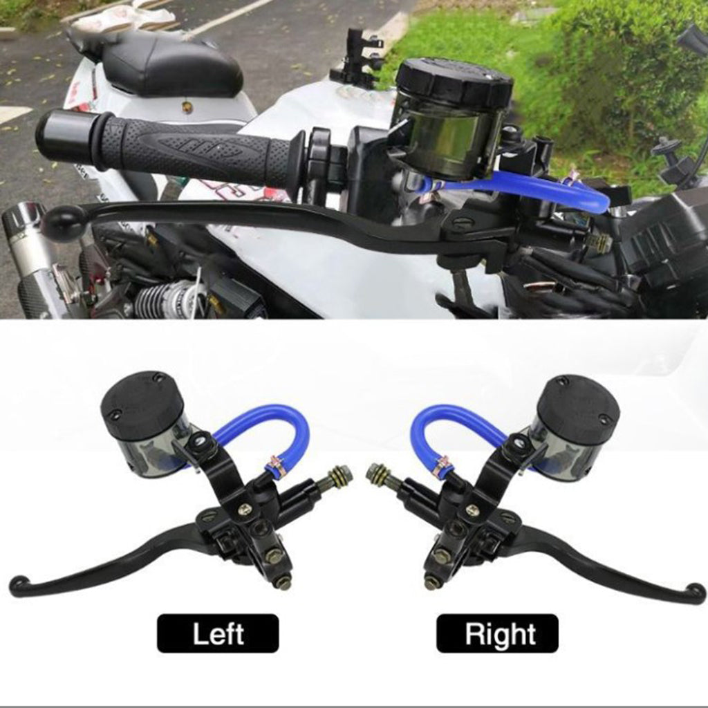 Motorcycle Hydraulic Brake Clutch Lever Assembly Round Oil Cup Fitting Right