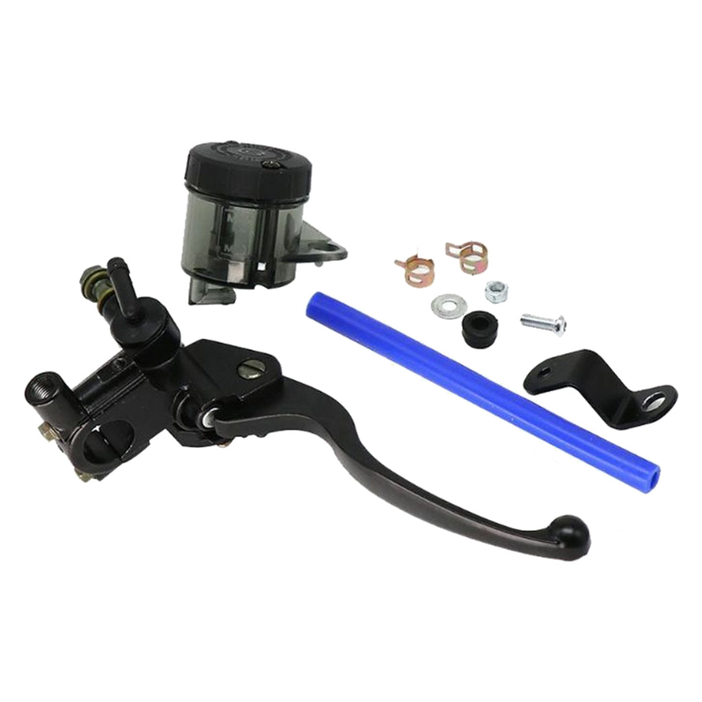 Motorcycle Hydraulic Brake Clutch Lever Assembly Round Oil Cup Fitting Left