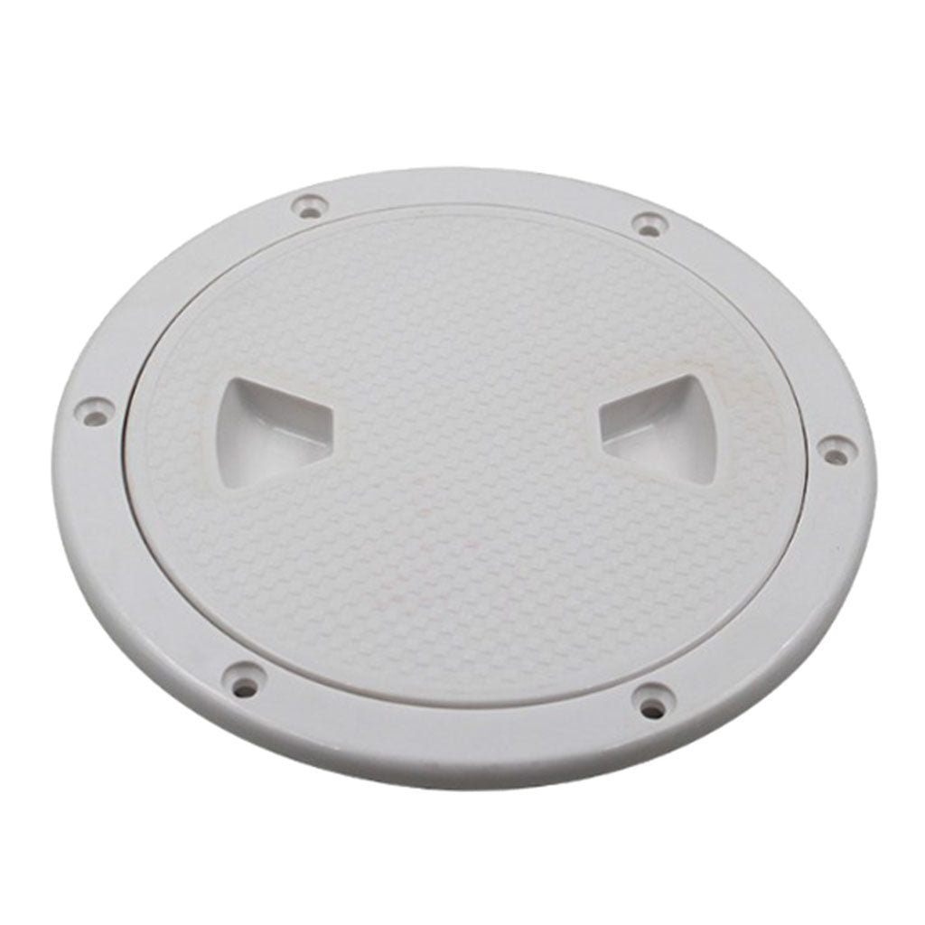 White Non Slip 4" Deck Inspection Access Hatch Cover For Marine Water Tight