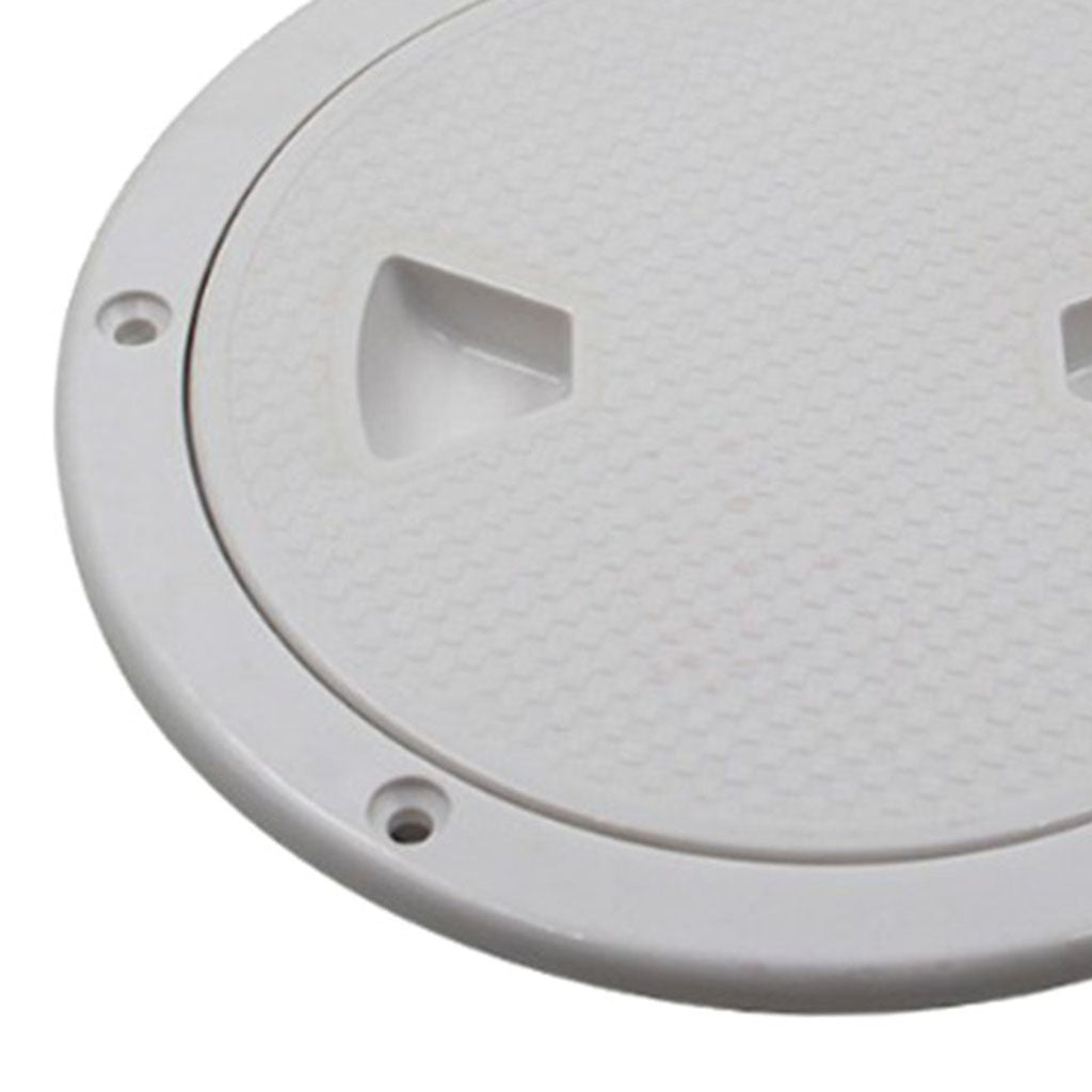 White Non Slip 4" Deck Inspection Access Hatch Cover For Marine Water Tight