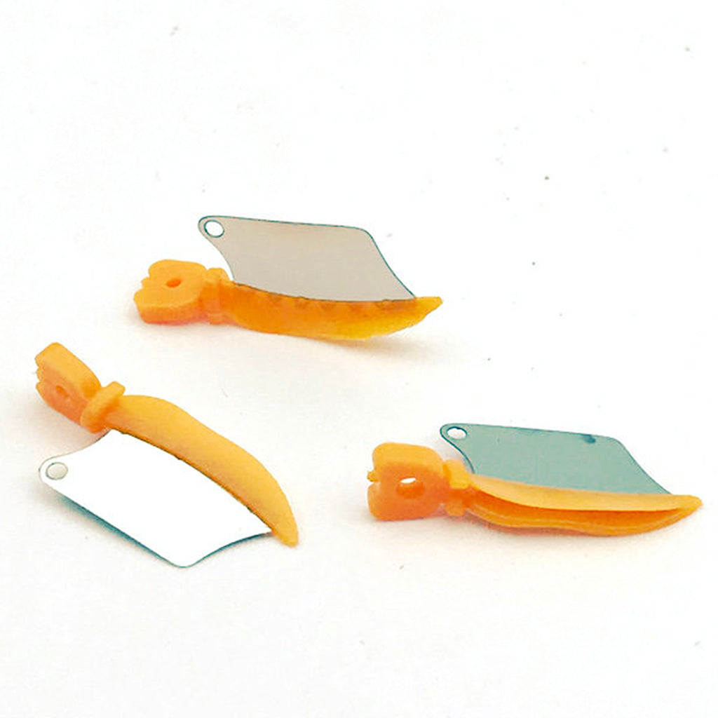 Dental Fender Wedges Knife Interproximal Blade with Steel Matrix Care Tool Orange