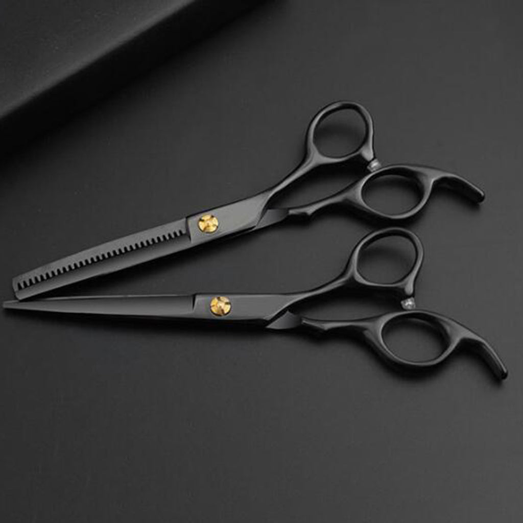 8Pc Professional Salon Hair Cutting Scissors Thinner Barber Shears Razor Set